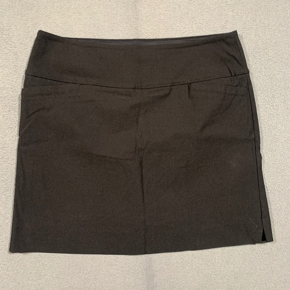 S.C. & CO. Skort Womens Large Black Stretch Active Mini Skirt Athletic Tennis